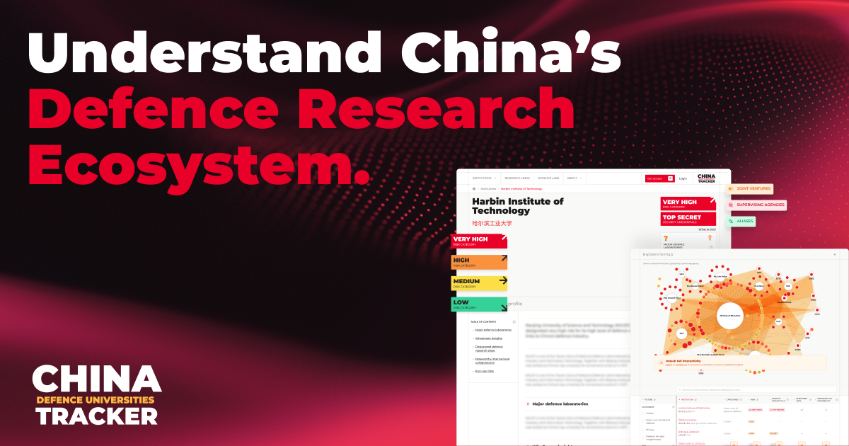 Help | China Defence Universities Tracker